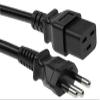 SF Cable, 10ft Brazil NBR14136 to C19, 1.5mm H05VV-F (16A 250V) view 1