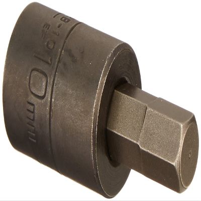Wright Tool 32B-10MM 3/8" Drive Metric Impact Hex Bit Socket, 10mm