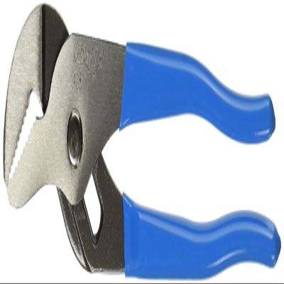 Tongue & Groove Straight Jaw Plier with SAFE T STOP 428 8"