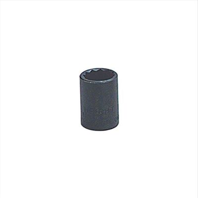 3/8" Drive 12 Point Standard Black Industrial Socket 15/16"