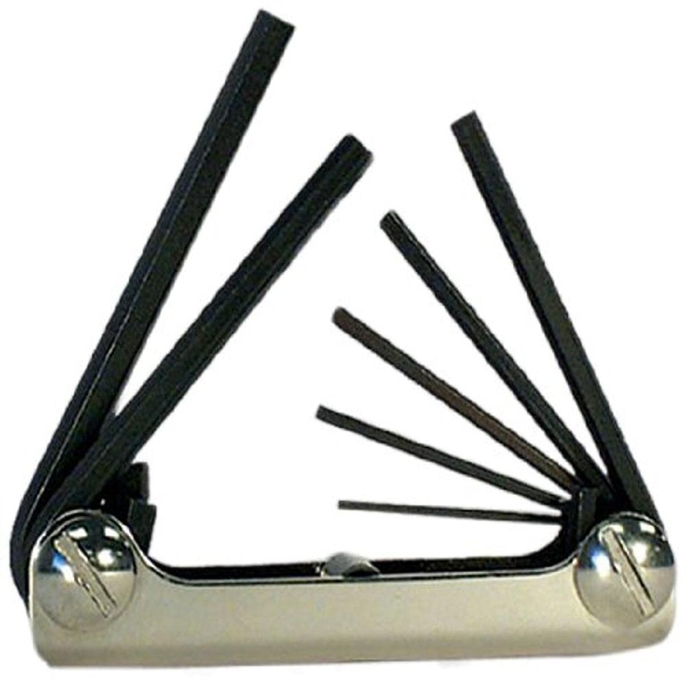 Metal Fold Up Hex Key 7 pc Set Eklind 21171 15mm 6mm