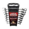 Cougar Pro E8SRCW SAE Full Polish Ratcheting Combination Wrench Set, 5/16" to 3/4" (8-Piece) view 1