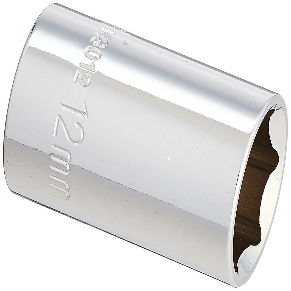 Cougar Pro M3012 3/8" Drive 6 Point Standard Metric Socket, 12mm