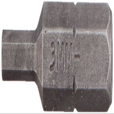Wright Tool 22M03B 1/4" Drive Hex Bit with Socket, 3mm