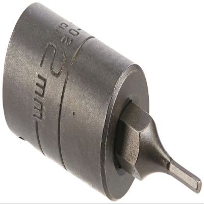 Wright Tool 32B-02MM 3/8" Drive Metric Impact Hex Bit Socket, 2mm