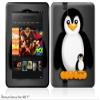 WraptorSkinz Penguins on Black Decal Style Skin fits 2012 Amazon Kindle Fire HD 7 inch view 1