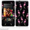 WraptorSkinz Flamingos on Black Decal Style Skin fits 2012 Amazon Kindle Fire HD 7 inch view 1