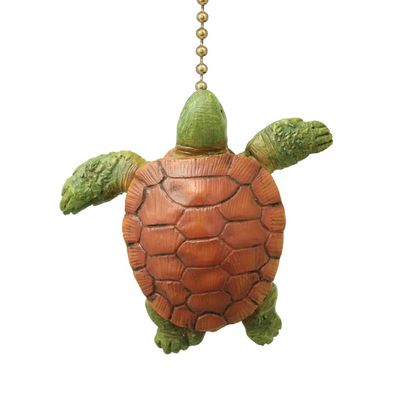 Clementine Designs Sea Turtle Ceiling Fan Pull Chain Light Coastal Nautical Beach Ocean Sea Life Decorative Extension