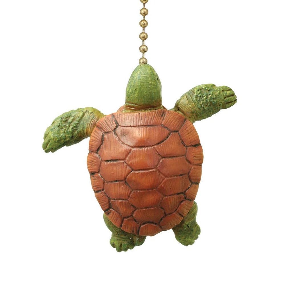 Clementine Designs Sea Turtle Ceiling Fan Pull Chain Light Coastal Nautical Beach Ocean Sea Life Decorative Extension