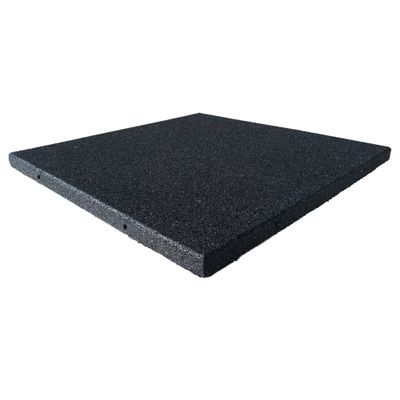Rubber-Cal Eco-Sport Floor Tile-Pack of 3, Coal, 1 x 20 x 20-Inch