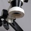 AmScope SM-8TZ-144S-10M Digital Professional Trinocular Stereo Zoom Microscope, WH10x Eyepieces, 3.5X-90X Magnification, 0.7X-4.5X Zoom Objective, 144-Bulb LED Ring Light, Articulating-Arm Boom Stand, 110V-240V, Includes 0.5x and 2.0x Barlow Lenses a view 4