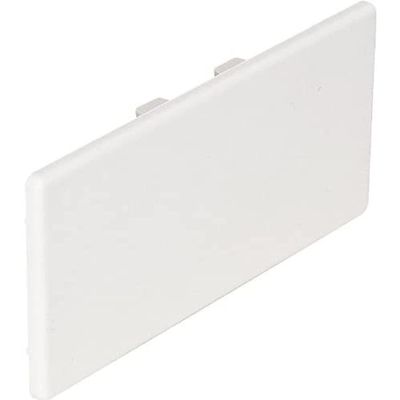 End Piece 60 x 110 mm Pure White for Cable Duct