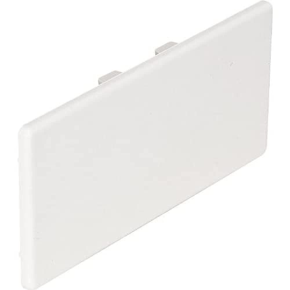 End Piece 60 x 110 mm Pure White for Cable Duct