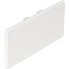 End Piece 60 x 110 mm Pure White for Cable Duct view 1