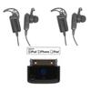 KOKKIA i10_Plus_2i10sTwins: Multi-Stream Tiny i10 Bluetooth Transmitter Compatible with 30-pin iPod/iPhone/iPad, Plus 2 Tiny i10sTwins Bluetooth Stereo Headsets (Music and Voice). view 2