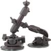 Delkin Devices Fat Gecko Triple Suction Camera Mount - Powerful Suction Cup Camera Mount for Car, Motorcycle, Desk, Window | Secure and Adjustable Action Camera Holder for Video Recording view 3