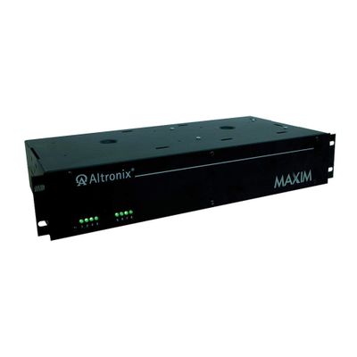 Altronix Maximal1RH Rack Mount Access Power Controller. 4A @ 12VDC / 3A @ 24VDC. 8 Fused Outputs.