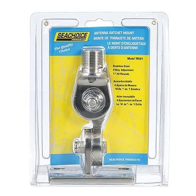 Seachoice 19531 Antenna Ratchet Mnt-Ss
