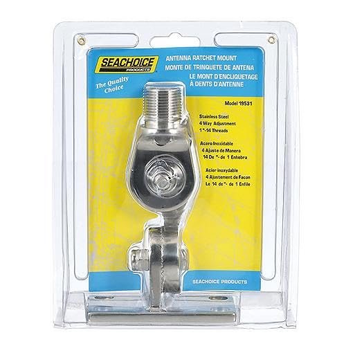 Seachoice 19531 Antenna Ratchet Mnt-Ss