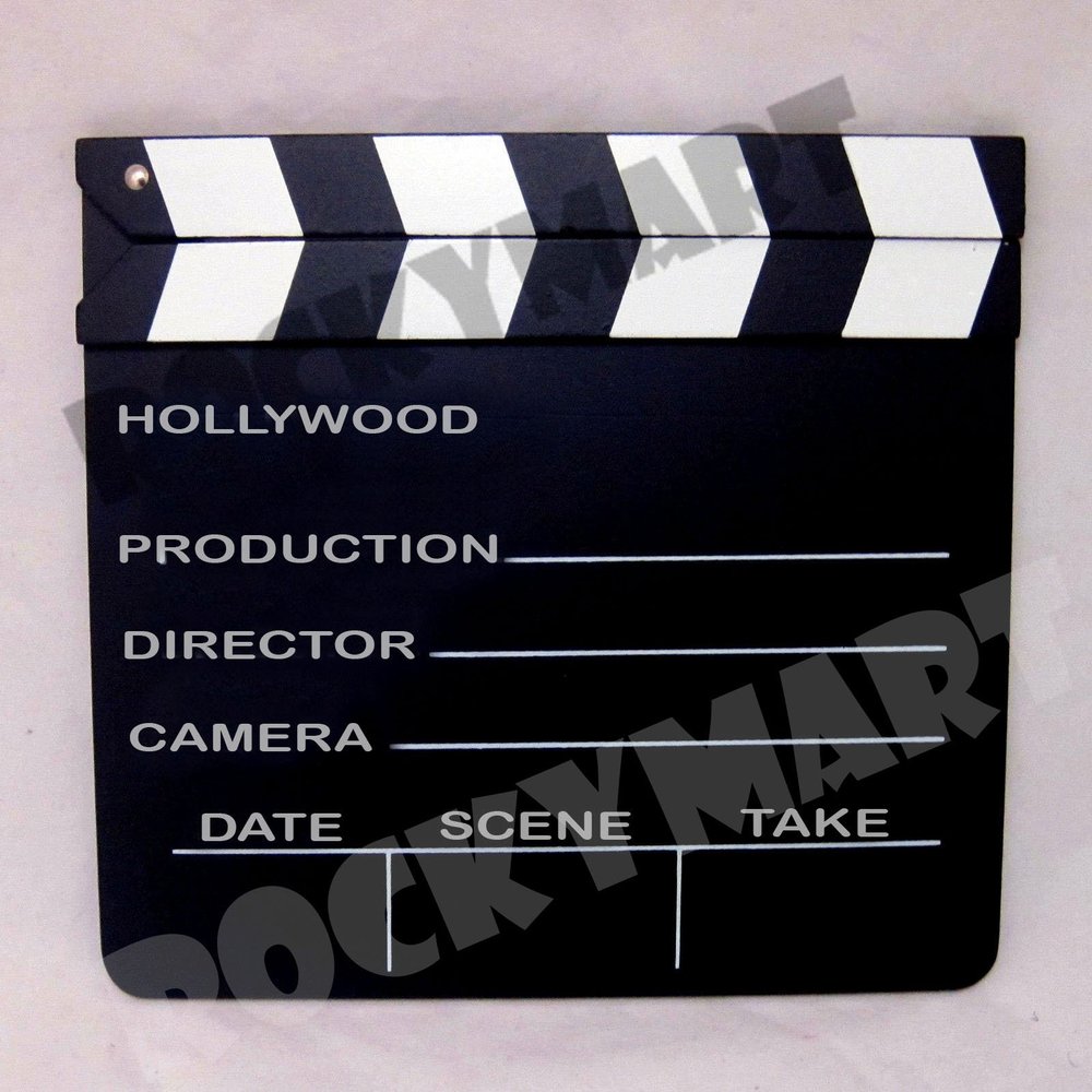Movie Clapboard Clapper - Hollywood Director Prop 10" x 12"