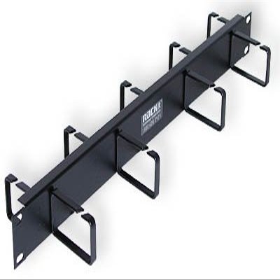 Rackit 1U Horizontal Double-Sided Cable Organizer