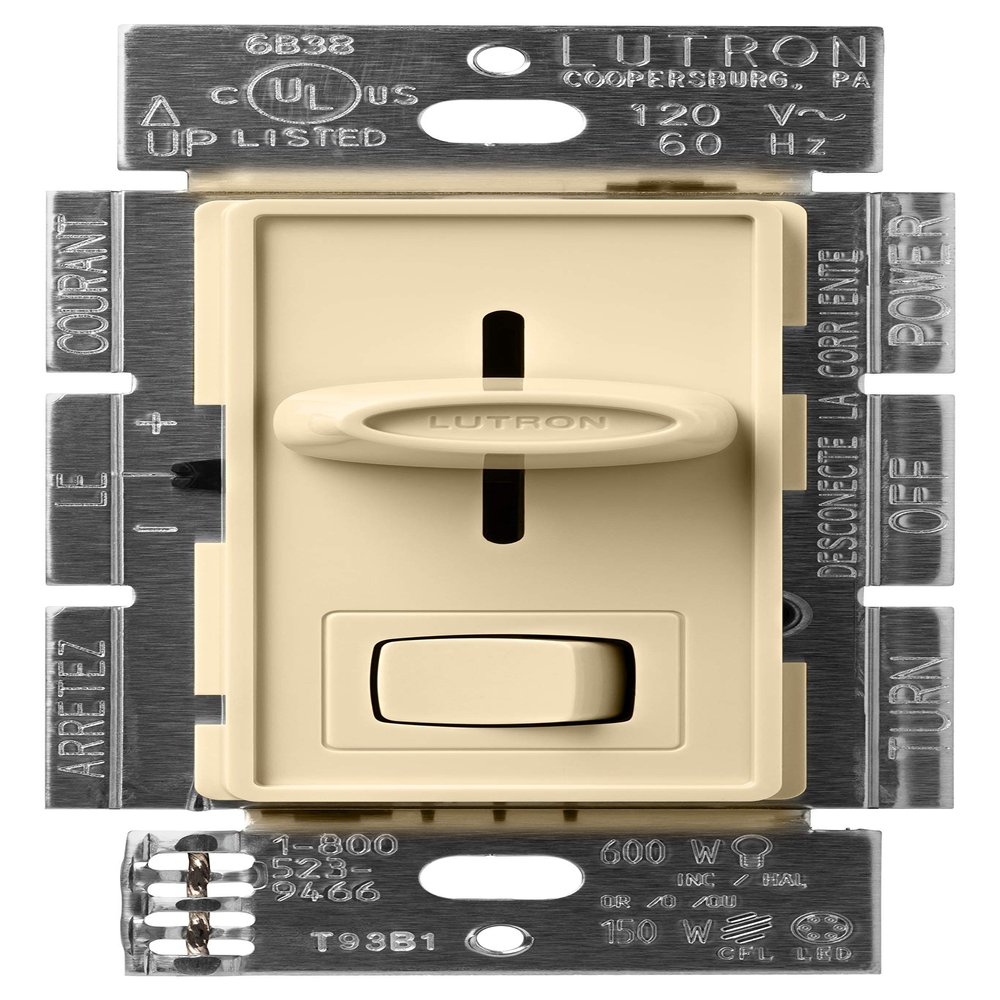 Lutron Skylark LED+ Dimmer Switch, Slide Dimmer, Single Pole/3-way