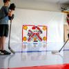Snipers Edge Hockey Shooting Tarp 8 by 16 ft Tarp Made of Heavy Duty Vinyl, Training Backstop - Develop a Stronger and More Accurate Shot, Indoor/Outdoor, Protects Walls & Windows, 5-Target Design view 1
