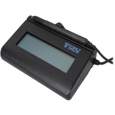 TOPAZ, SIGNATURE GEM, SIGGEM, LCD BACKLIT, 1X5, USB PHYSICAL INTERFACE WITH SERIAL EMULATION, FOR CITRIX APPLICATIONS - Model#: T-LBK462-BSB-R