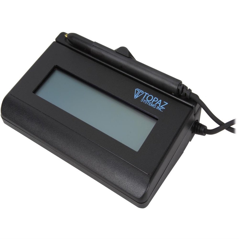 TOPAZ, SIGNATURE GEM, SIGGEM, LCD BACKLIT, 1X5, USB PHYSICAL INTERFACE WITH SERIAL EMULATION, FOR CITRIX APPLICATIONS - Model#: T-LBK462-BSB-R