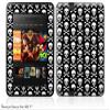 Skull Crossbones Pattern Decal Style Skin fits 2012 Amazon Kindle Fire HD 7 inch view 1