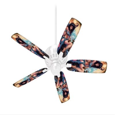 Unexpected Visitor - Ceiling Fan Skin Kit fits most 42 inch fans (FAN and BLADES SOLD SEPARATELY)