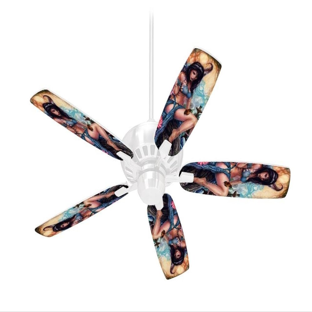 Unexpected Visitor - Ceiling Fan Skin Kit fits most 42 inch fans (FAN and BLADES SOLD SEPARATELY)