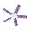 Tie Dye Peace Sign 100 - Ceiling Fan Skin Kit fits most 42 inch fans (FAN and BLADES SOLD SEPARATELY) view 1