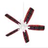 Tie Dye Spine 100 - Ceiling Fan Skin Kit fits most 42 inch fans (FAN and BLADES SOLD SEPARATELY) view 1