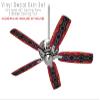 Tie Dye Spine 100 - Ceiling Fan Skin Kit fits most 42 inch fans (FAN and BLADES SOLD SEPARATELY) view 2
