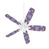 Tie Dye Star 102 - Ceiling Fan Skin Kit fits most 42 inch fans (FAN and BLADES SOLD SEPARATELY) view 1