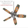 Tie Dye Star 103 - Ceiling Fan Skin Kit fits most 42 inch fans (FAN and BLADES SOLD SEPARATELY) view 2