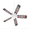 Tie Dye Star 104 - Ceiling Fan Skin Kit fits most 42 inch fans (FAN and BLADES SOLD SEPARATELY) view 1