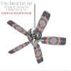 Tie Dye Star 104 - Ceiling Fan Skin Kit fits most 42 inch fans (FAN and BLADES SOLD SEPARATELY) view 2