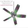 Tie Dye Tiger 100 - Ceiling Fan Skin Kit fits most 42 inch fans (FAN and BLADES SOLD SEPARATELY) view 2