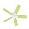 Wavey Sage Green - Ceiling Fan Skin Kit fits most 42 inch fans (FAN and BLADES SOLD SEPARATELY) view 1