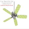 Wavey Sage Green - Ceiling Fan Skin Kit fits most 42 inch fans (FAN and BLADES SOLD SEPARATELY) view 2