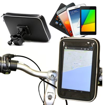 Navitech Cycle / Bike / Bicycle Waterproof Holder Mount And Case Compatible With The 7 Inch Tablet And eReaders Including: Sony Reader Pocket Edition PRS-350 5 / PRS-650 6 / PRS-900 7.1 / PRS-600 6 / PRS-300 5 / PRS-300SC 5 / PRS-700 6 / PRS-5