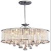 DVI Lighting DVP11005CH-CRY Pendant with Clear Crystals Shades, Chrome Finish view 1