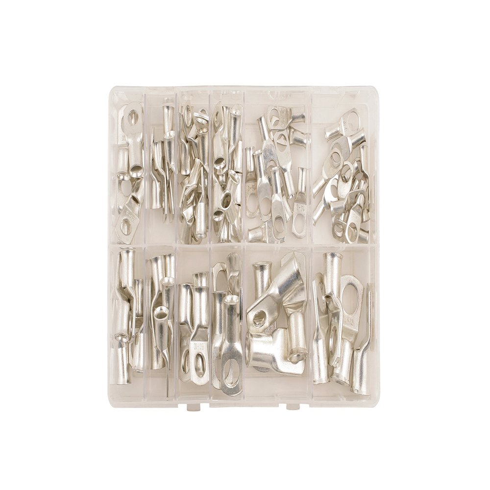 Connect 31884 Assorted Copper Tube Terminals, Set of 80