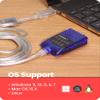 Gearmo USB to Serial RS-232 Adapter with LED Indicators, FTDI Chipset, Supports Windows 11/10/8.1/8/7, Mac OS X 10.6 and Above view 3