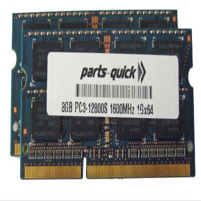 16GB 2 x 8GB Kit DDR3 Desktop Memory for Sony VAIO L Series All-in-One SVL24112FXW PC3-12800S 204 pin 1600MHz SODIMM RAM (PARTS-QUICK BRAND)