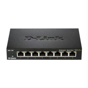 D-link Systems 8-Port Gigabit Ethe Desktop Switch, Unmanaged, Metal Chassis, Qos, D-link Gr