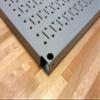 Wall Control Pegboard 16in x 32in Horizontal Black Metal Pegboard Tool Board Panel view 4