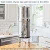 Imperial Berkey Gravity-Fed Water Filter System 4.5 Gallon with 2 Black Berkey Elements, 2 PF-2 Fluoride and Arsenic Reduction Elements view 2